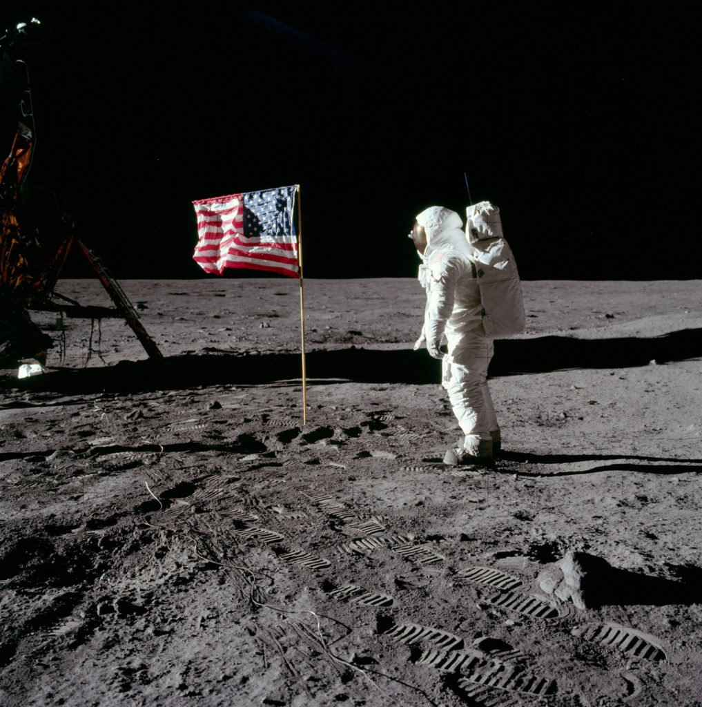 Buzz Aldrin on The Moon